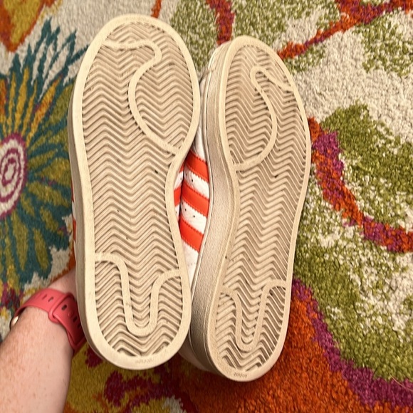 ADIDAS ORIGINAL SUPERSTARS SHOES SIZE 8.5 MENS VINTAGE - Picture 7 of 7